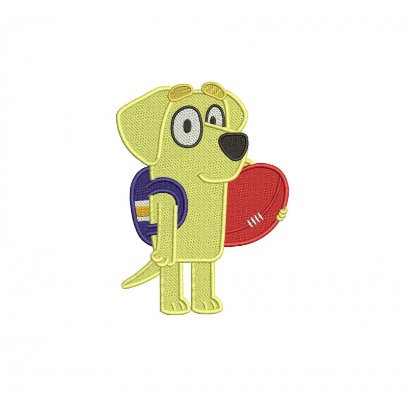 Lucky Bluey the Dog Full Embroidery Design