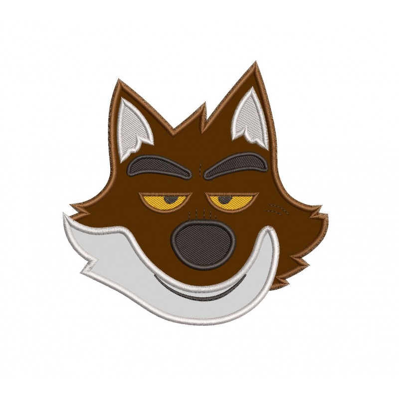 MR Wolf The Bad Guys Applique Design