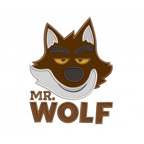 MR Wolf with the Logo Applique Design