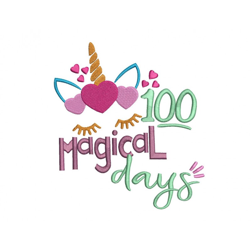 Magical Days Embroidery Design