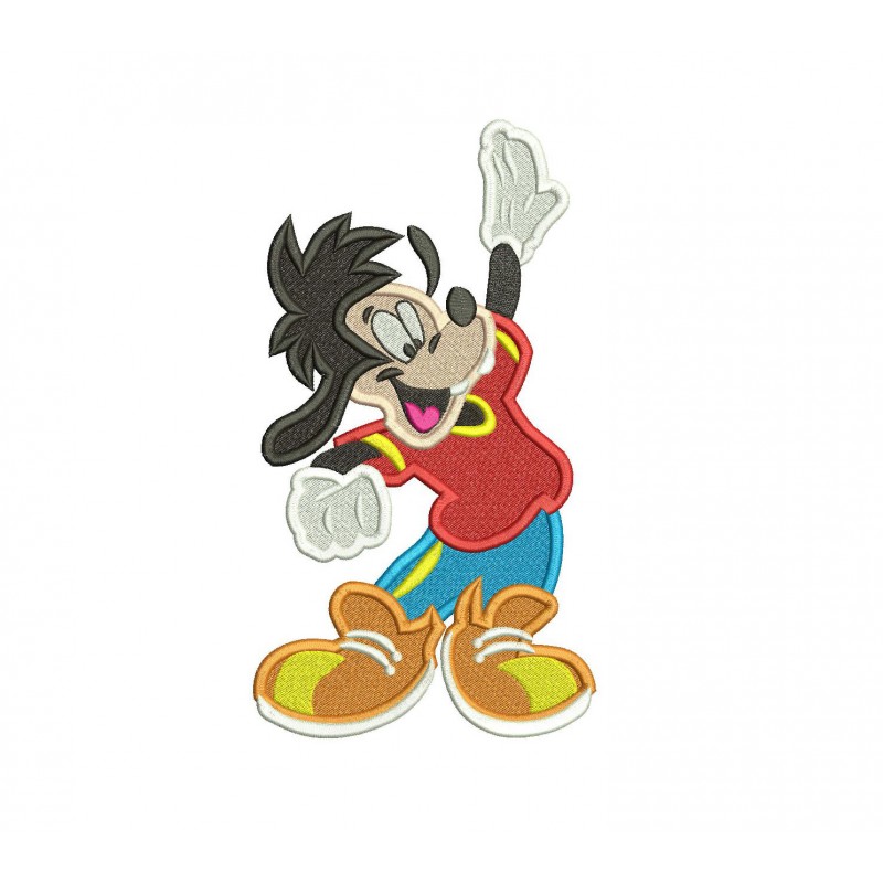 Max Goof Troop Embroidery Design
