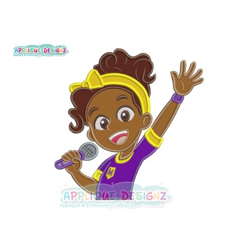 Meekah From Blippi Applique Design