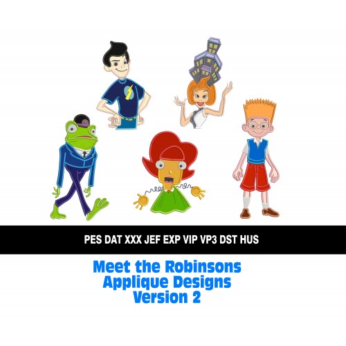 Meet the Robinsons Applique Designs Version 2