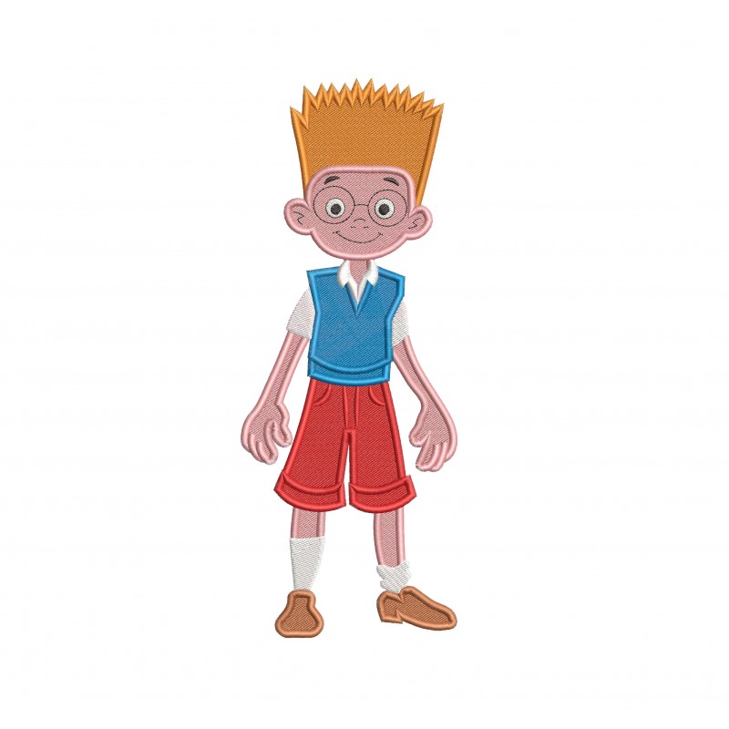 Meet the Robinsons Fill Stitch Embroidery Design