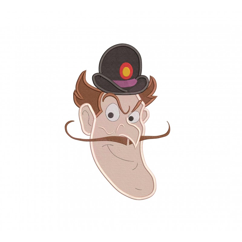 Michael Goob Yagoobian Head Embroidery Design