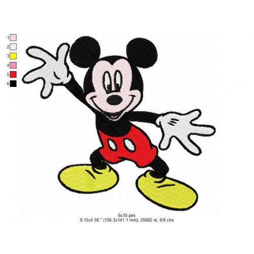 Mickey Disney Embroidery Mickey Embroidery