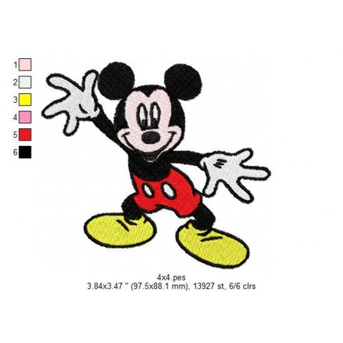 Mickey Disney Embroidery Mickey Embroidery