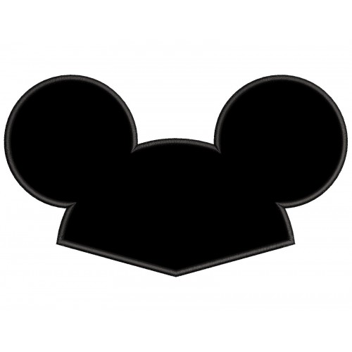 Mickey Ears Disney Ears Applique Design Embr