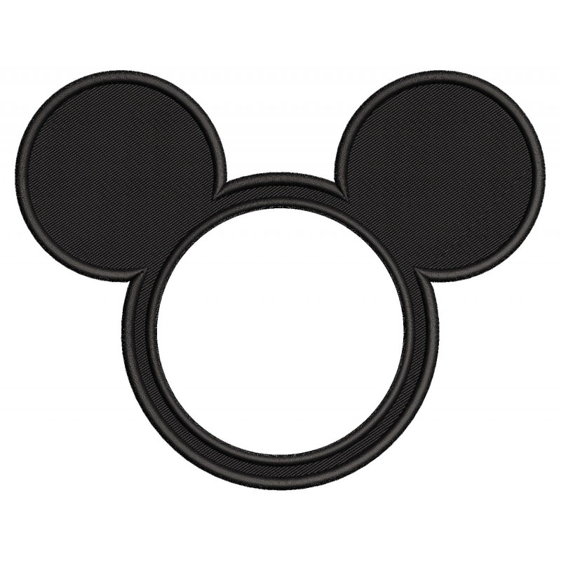 Mickey Ears Disney Embroidery Design Embr