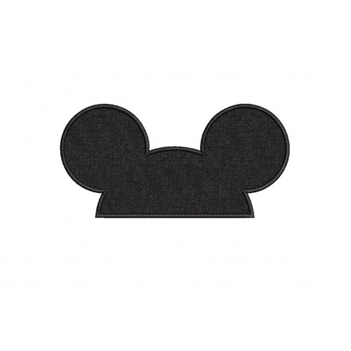 Mickey Ears Embroidery Design Embr