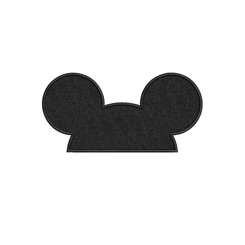 Mickey Ears Embroidery Design Embr
