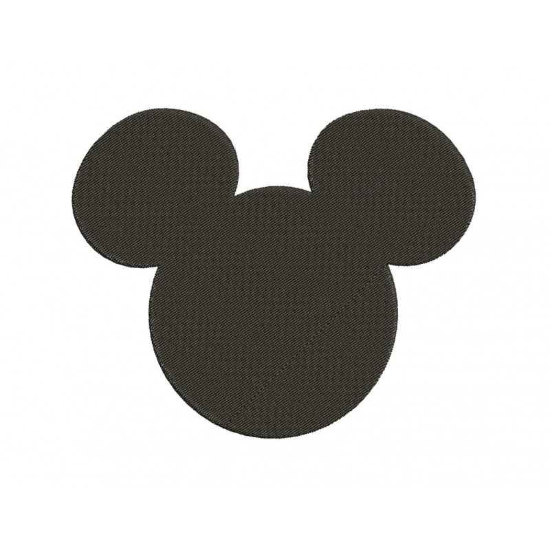 Mickey Ears Fill Embroidery Design