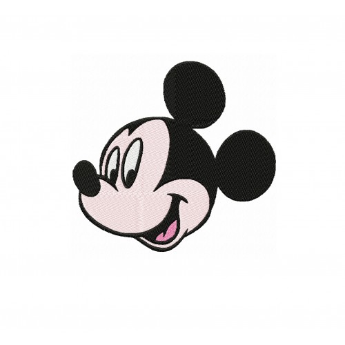 Mickey Face Embroidery Design