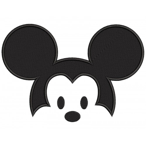 Mickey Face Mickey Embroidery Design Embr