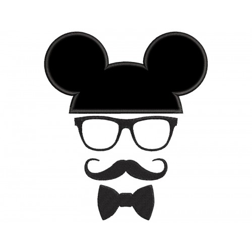 Mickey Fathers Day Applique Design Embr