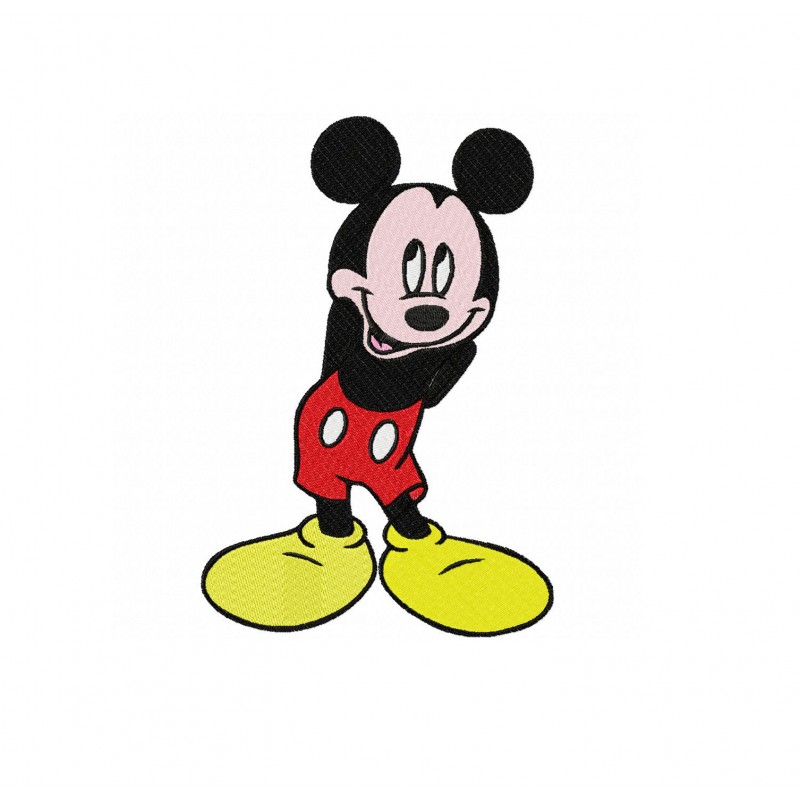 Mickey Mickey Embroidery Design