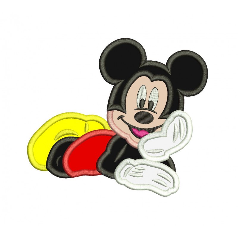Mickey Mouse Applique Design