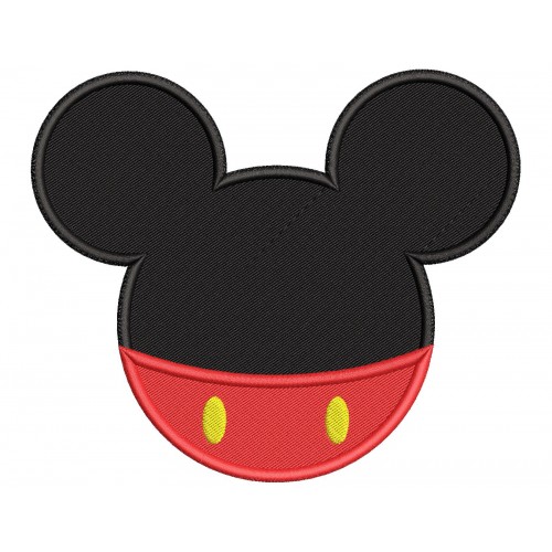 Mickey Mouse Embroidery Design Embr