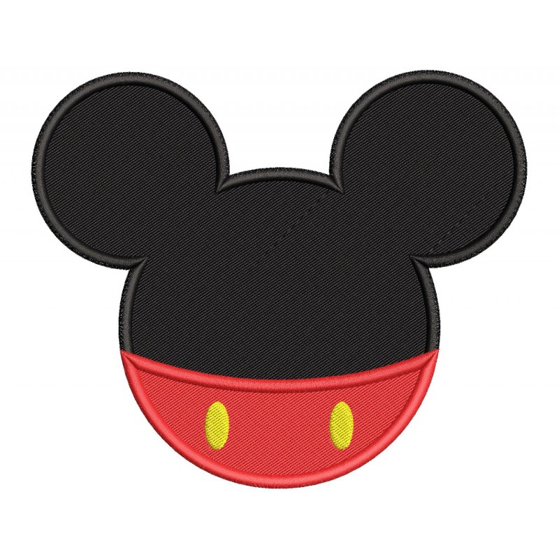 Mickey Mouse Embroidery Design Embr