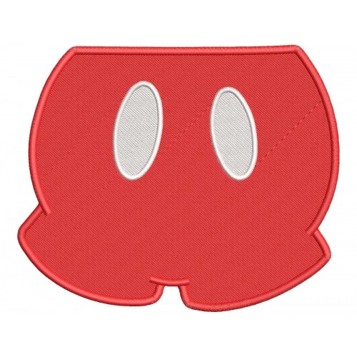 Mickey Mouse Pants Embroidery Design Embr