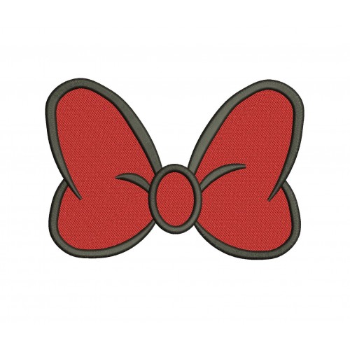 Minnie Bow Embroidery Design