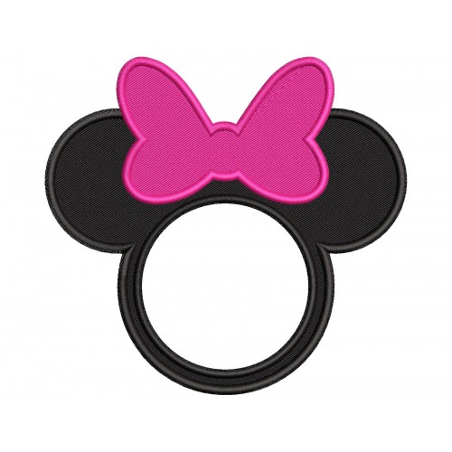 Minnie Mouse Minnie Head Embroidery Design Embr
