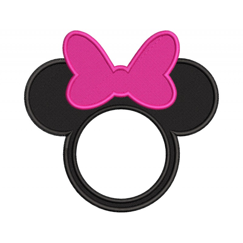 Minnie Mouse Minnie Head Embroidery Design Embr