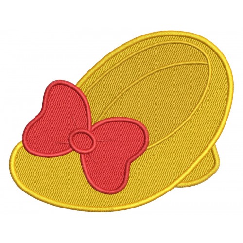 Minnie Mouse Shoe Embroidery Design Embr