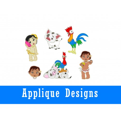 Moana Disney Applique Designs