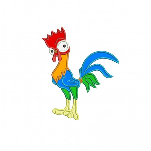 Moana Heihei Rooster Applique Design