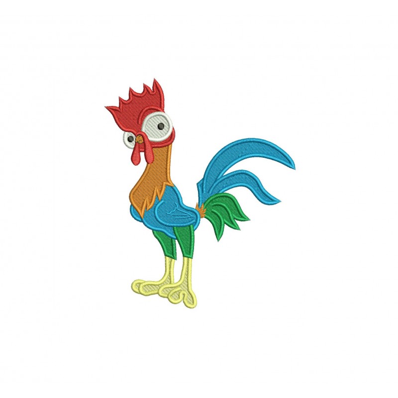 Moana Heihei Rooster Full Embroidery Design