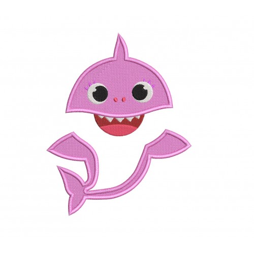 Mommy Shark Embroidery Design Embr