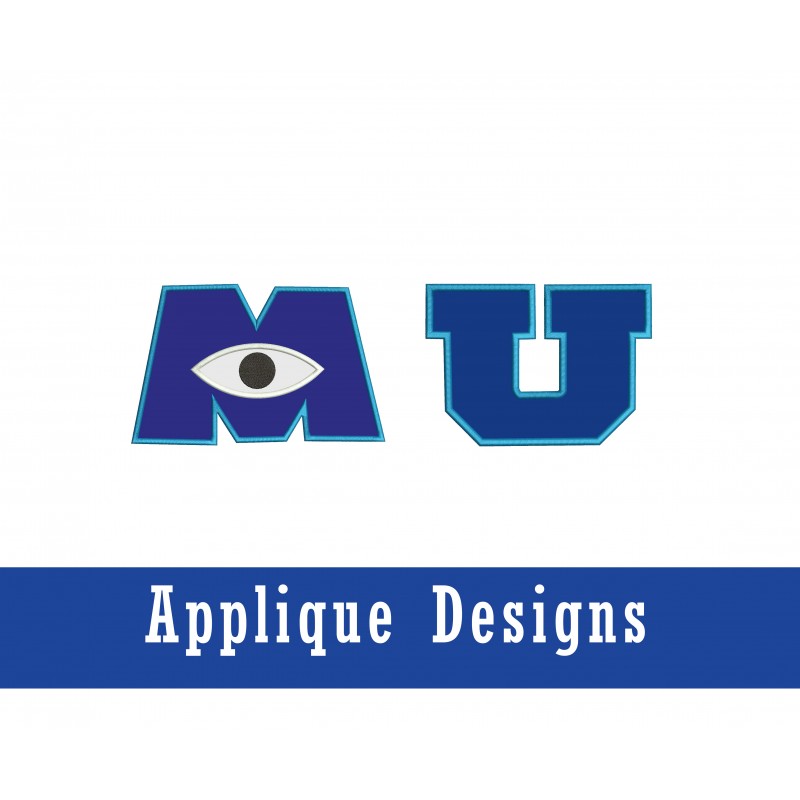 Monsters University Applique Designs