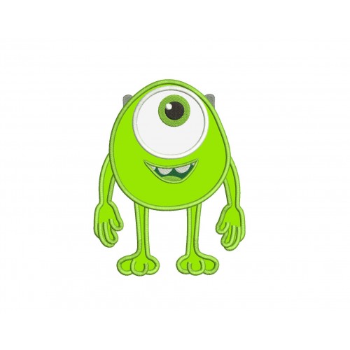 Monsters University Little Mike Applique Design