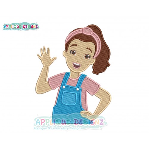 Ms. Rachel Filling Stitch Embroidery Design