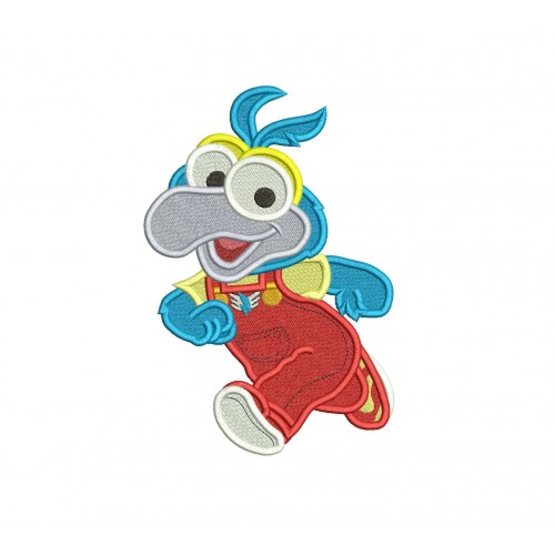 Muppet Babies Gonzo Filled Embroidery Design