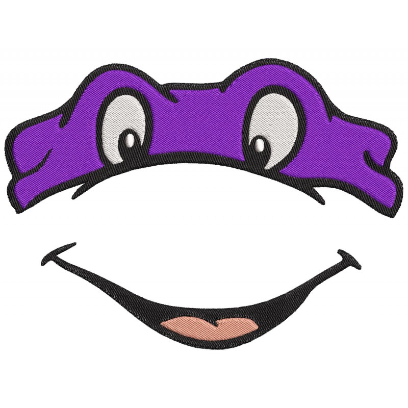 Ninja Turtles Eyes Embroidery Design Embr