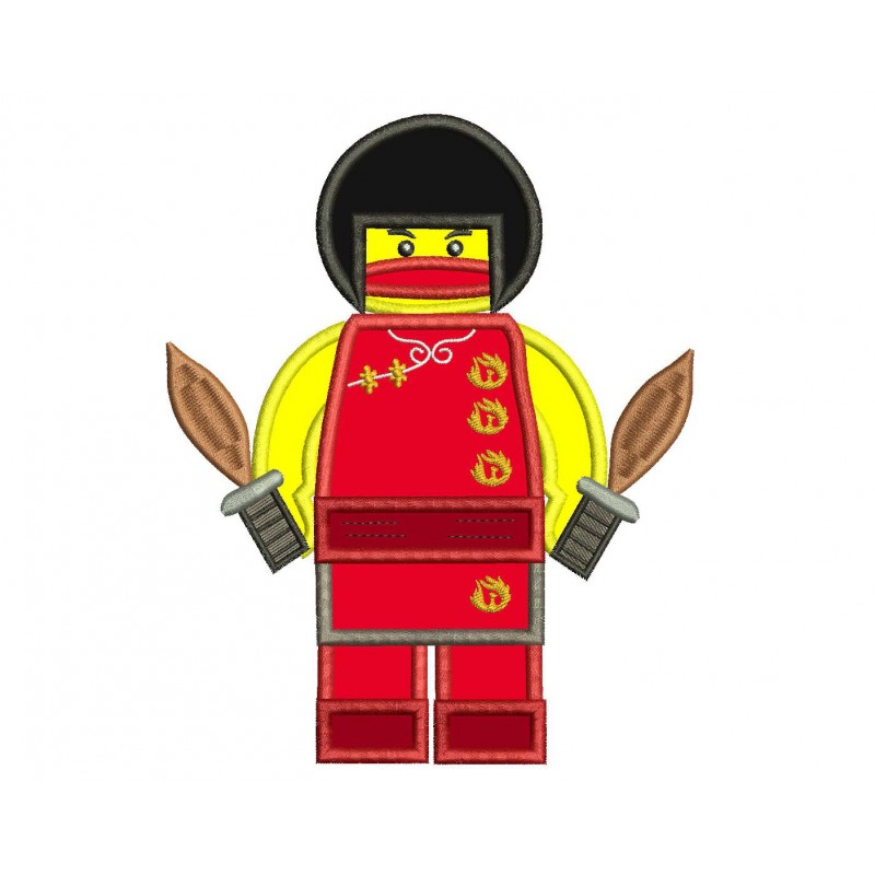 Nya Lego Ninjago Woman Applique Design