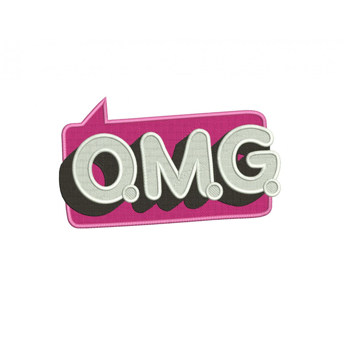 Omg Logo Lol Surprise Omg Filled Embroidery Design
