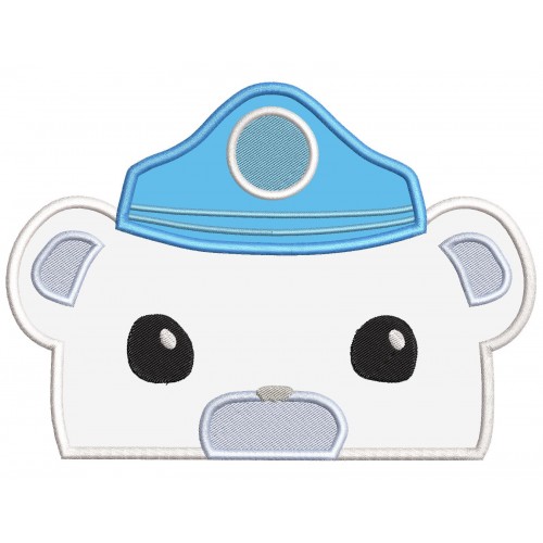 Octonauts Peeker Applique Design Embr