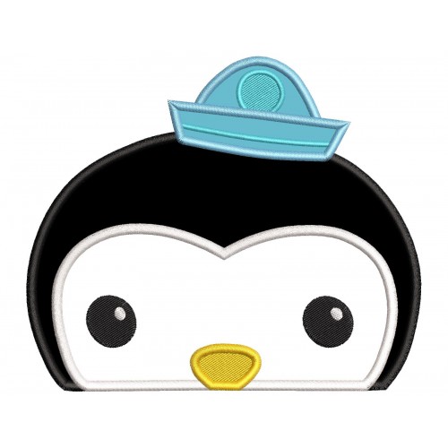 Octonauts Penguin Applique Design Embr