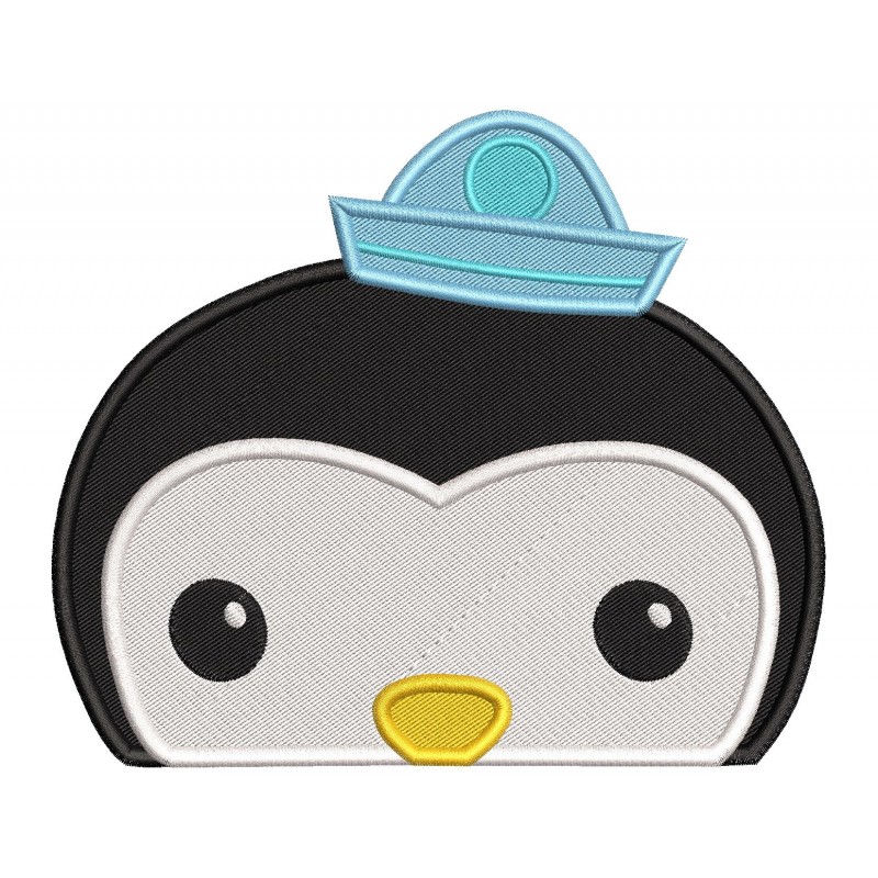Octonauts Penguin Embroidery Design Embr