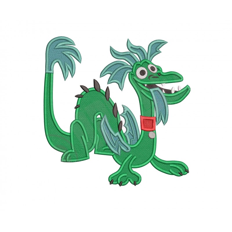 Onward Blazey The Dragon Filling Stitch Embroidery Design