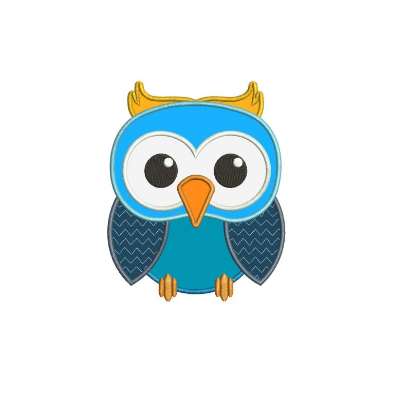 Owl Applique Design Owl Embroidery Applique