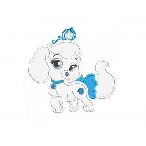 Palace Pets Pumpkin Puppy Applique Design