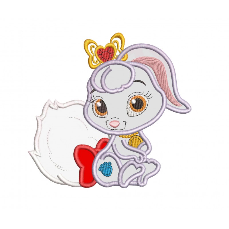 Palace Pets Rabbit Berry Applique Design