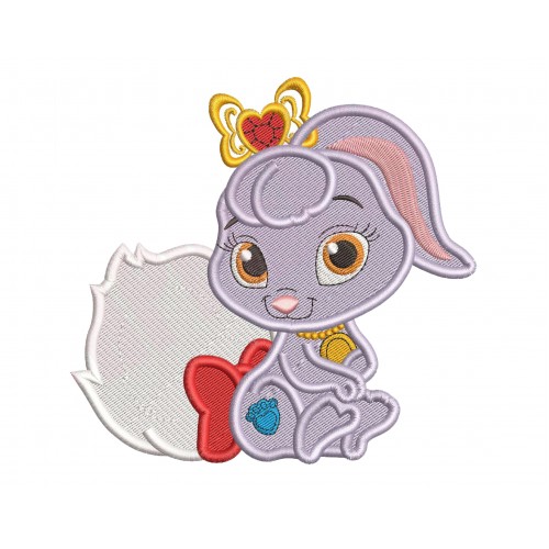 Palace Pets Rabbit Berry Embroidery Design
