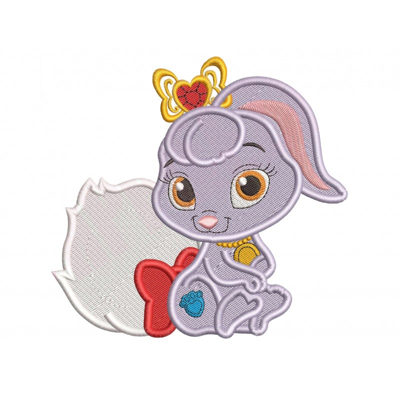 Palace Pets Rabbit Berry Embroidery Design