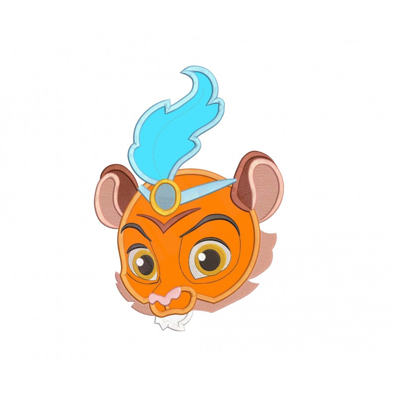 Palace Pets Sultan Head Applique Design
