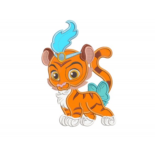 Palace Pets Sultan the Tiger Applique Design